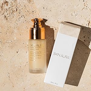 美容液 BLOOM AURA LUXURY SKIN SERUM Amazon.com: SKIN AURA Advanced Anti-Aging Serum - All-In-One