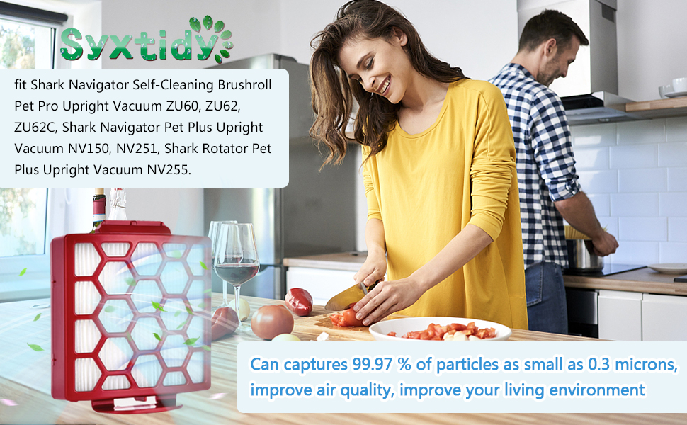 2 Foam&Felt+ 2 HEPA Replacement Filters kit for Shark