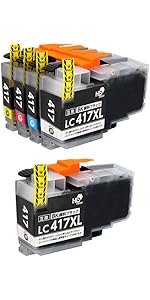 Amazon.co.jp: 【インクのチップス】 LC417XL 4色セット 大容量