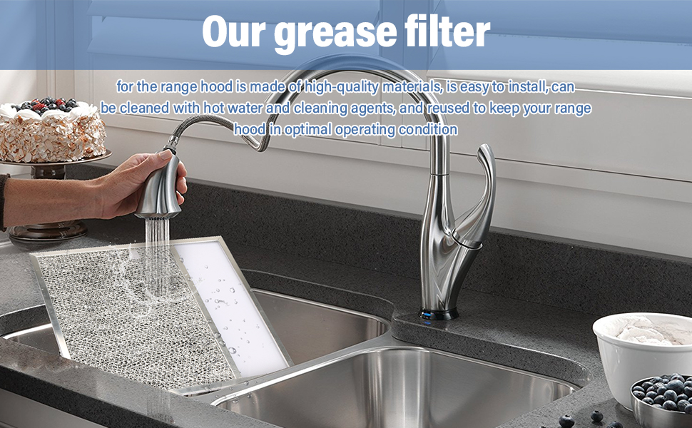 grease filter for range hood