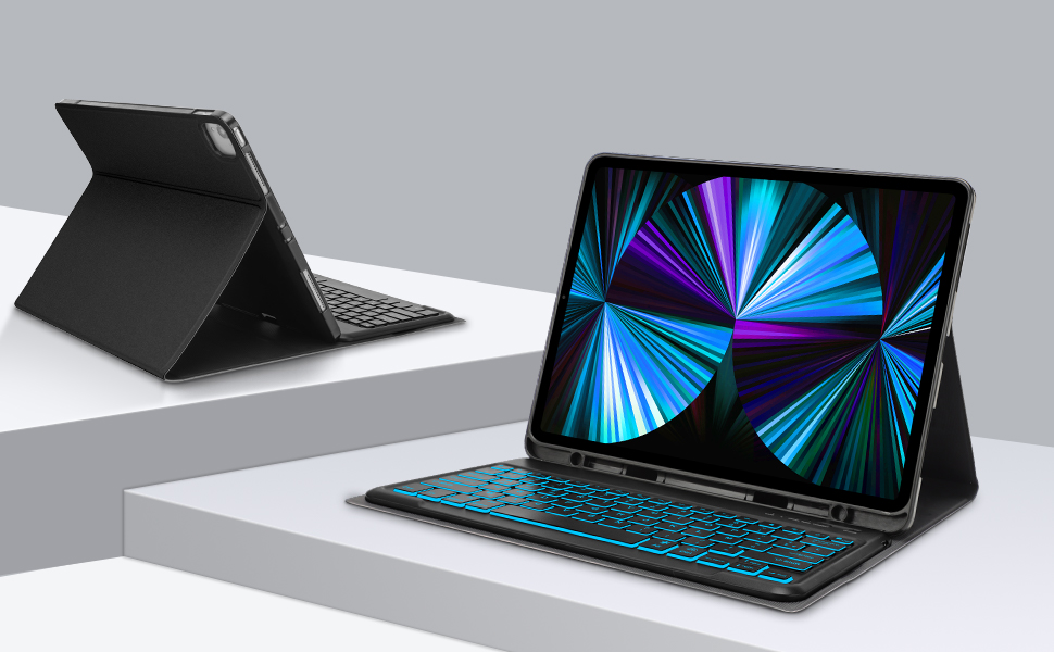 SENGBIRCH iPad Pro 12.9 Keyboard Case for 2022 6th Generation / 2021