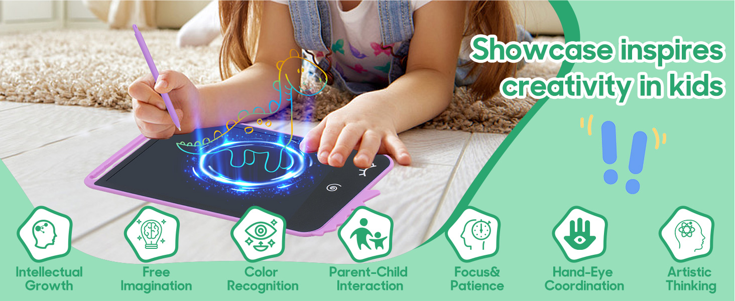 NGOKPYD LCD Writing Tablet for Kids, 8.5 Inch Colorful