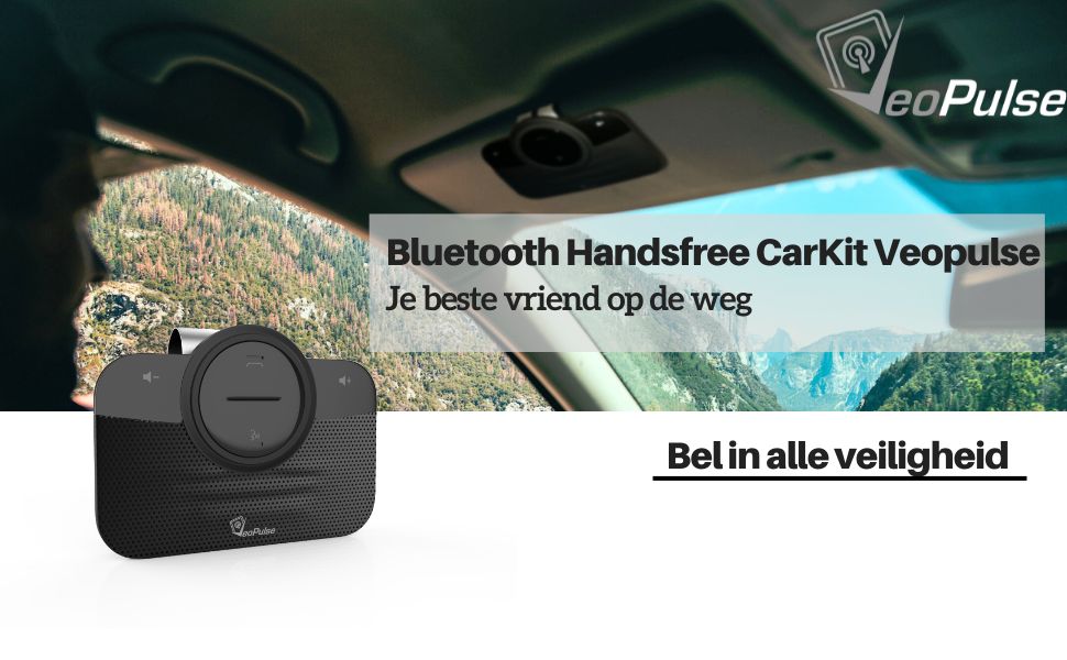VeoPulse Handsfree BPRO 2B Bluetooth handsfree systeem met licht en