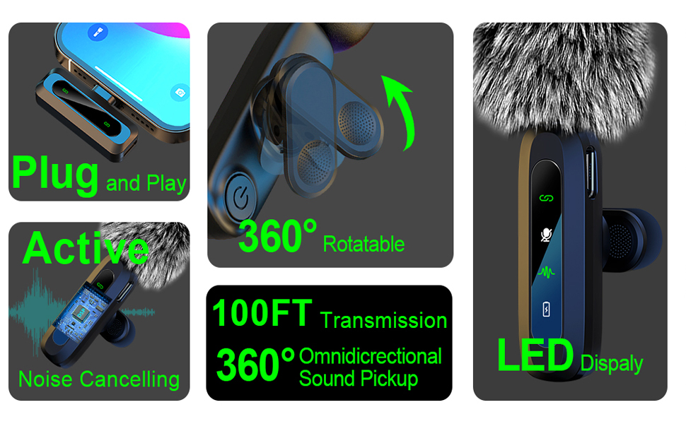 Lavalier-Mikrofon kabellos