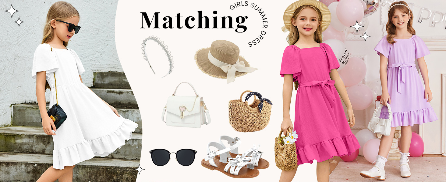 Girls Ruffle Dress 6394
