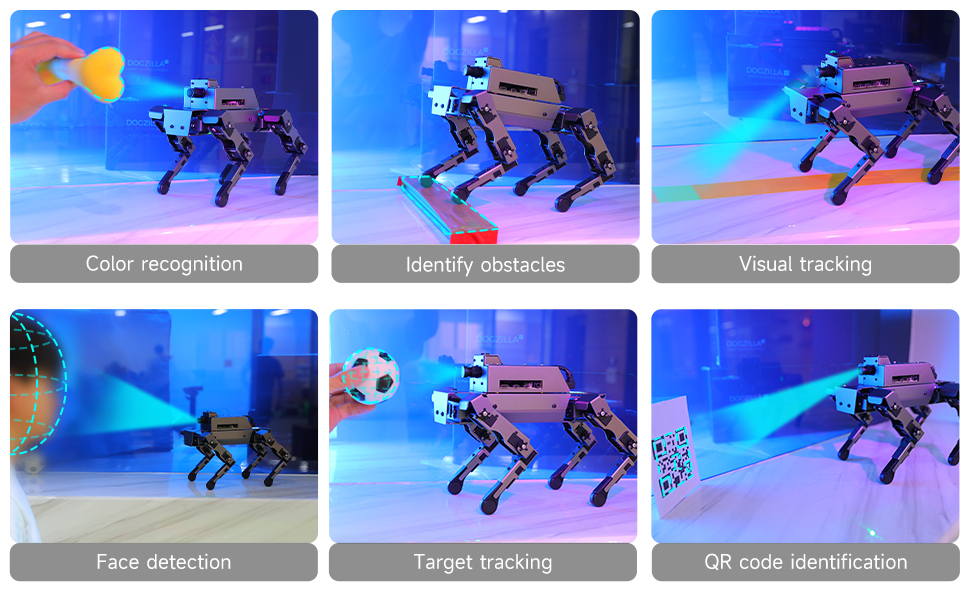 Raspberry Pi 4B Quadruped Robot Dog Toy Electronic Dog 12