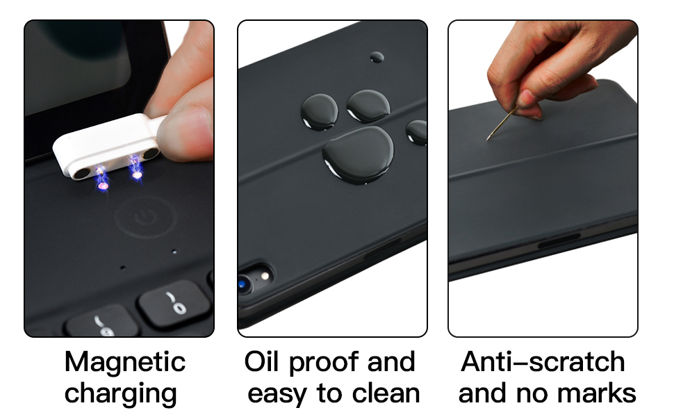 HOU iPad Mini 6 (8.3inch) Keyboard Case, Ultra Slim Folio