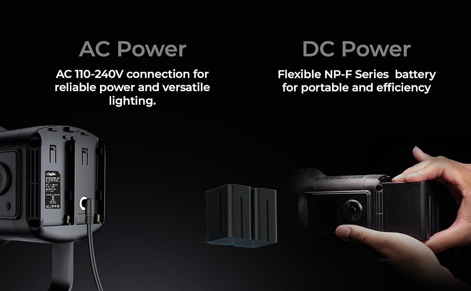 Digitek (DCL-100WBC DC RGB Combo) Light with 18 CM Reflector with AC/DC
