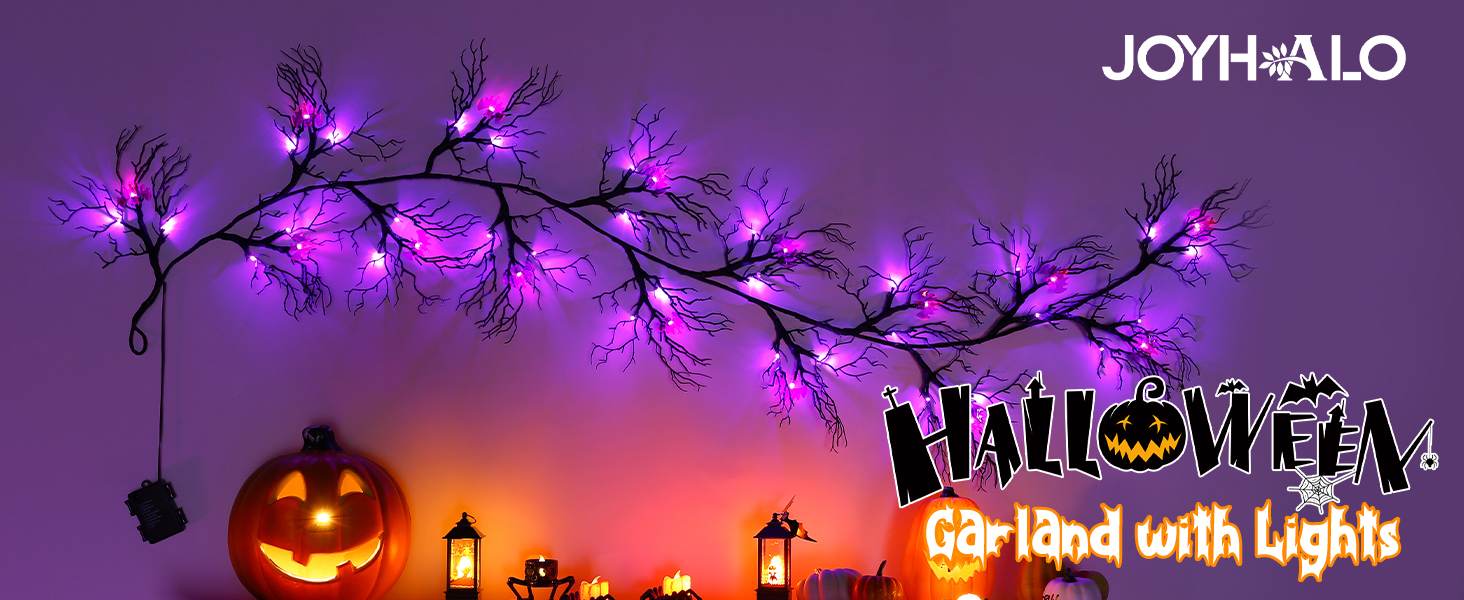 Halloween Garland with lights