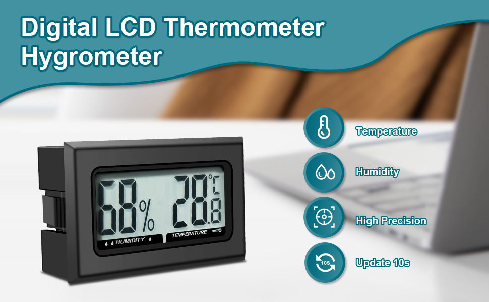 Digitales Thermometer Innenhygrometer Mini-Hygrometer
