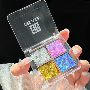 All glitter eyeshadow palette