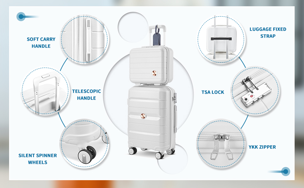 Joyway pillar 120L 大型スーツケース TSAロック付き Amazon.com | Joyway 20 Inch Carry On Luggage with TSA Lock