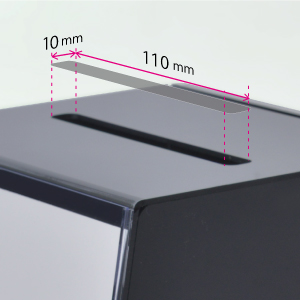 Amazon.co.jp: 募金箱・提案箱・アンケートBOX ブラック