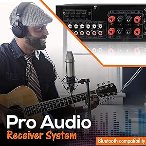 RCA (record line, preamp, 2 mono to subwoofer) -