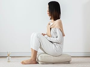 Halotribe meditation cushion 2 in 1 design