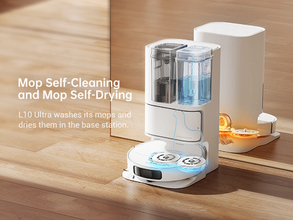 DREAME L10 Ultra Robot Vacuum with 60-Day Self-Emptying Base