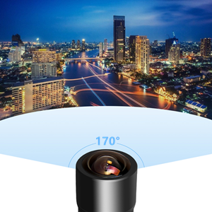 motorcycle camera system with 170° wide angle