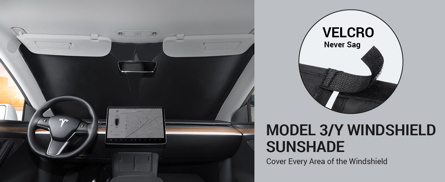 2023 tesla model 3 sunshade