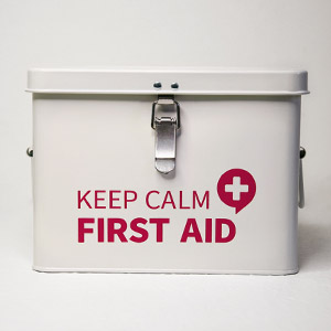 first aid box