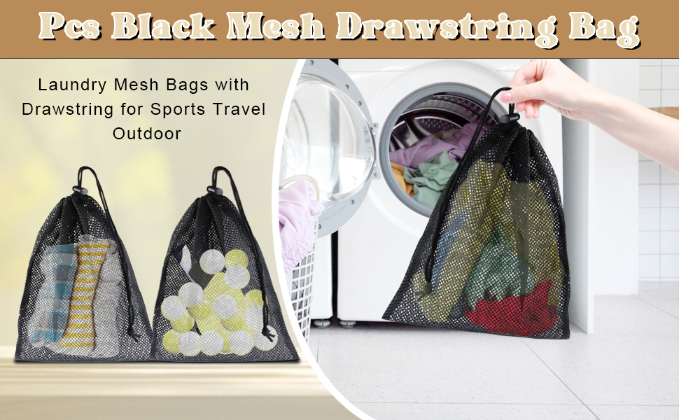 Mesh Drawstring Bag