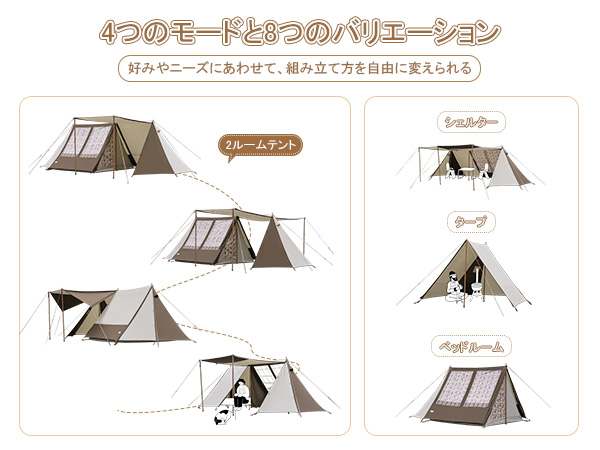 Amazon | Naturehike 公式ショップ ツールームテント マルチ