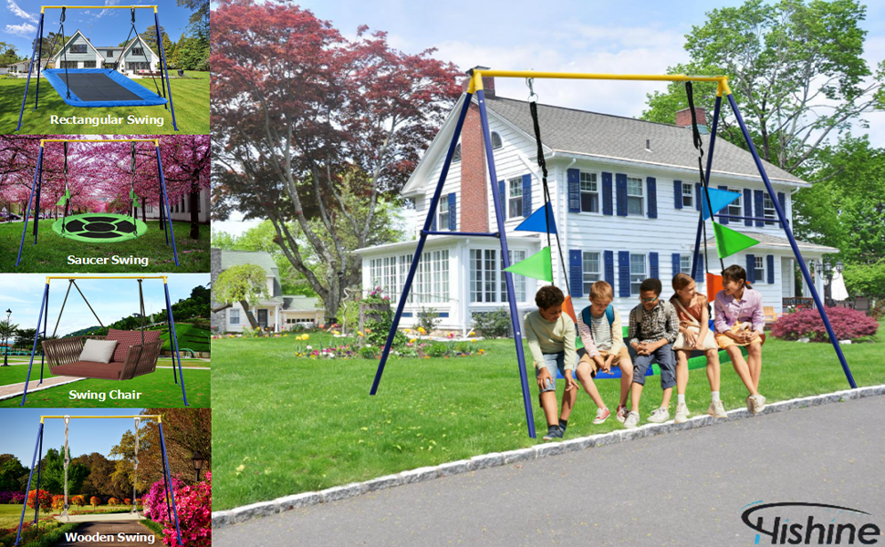 Hishine Swing Stand for Porch Outdoor Heavy Duty Swing