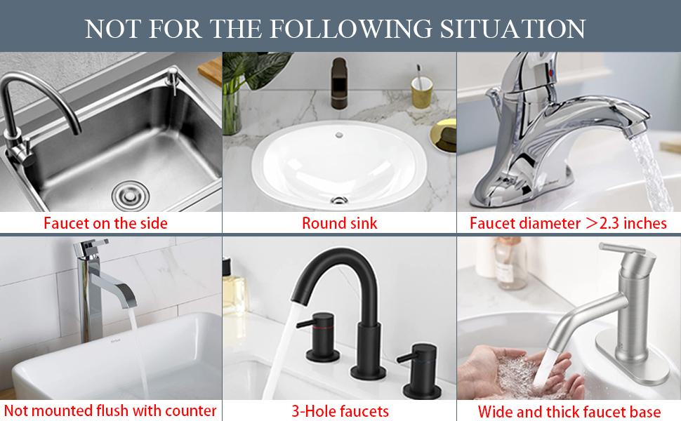 YATOISUR Sink Splash Guard 14.4” x 5.4” Faucet Water