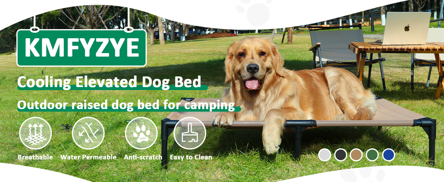 cooling elevated dog bed outdoor