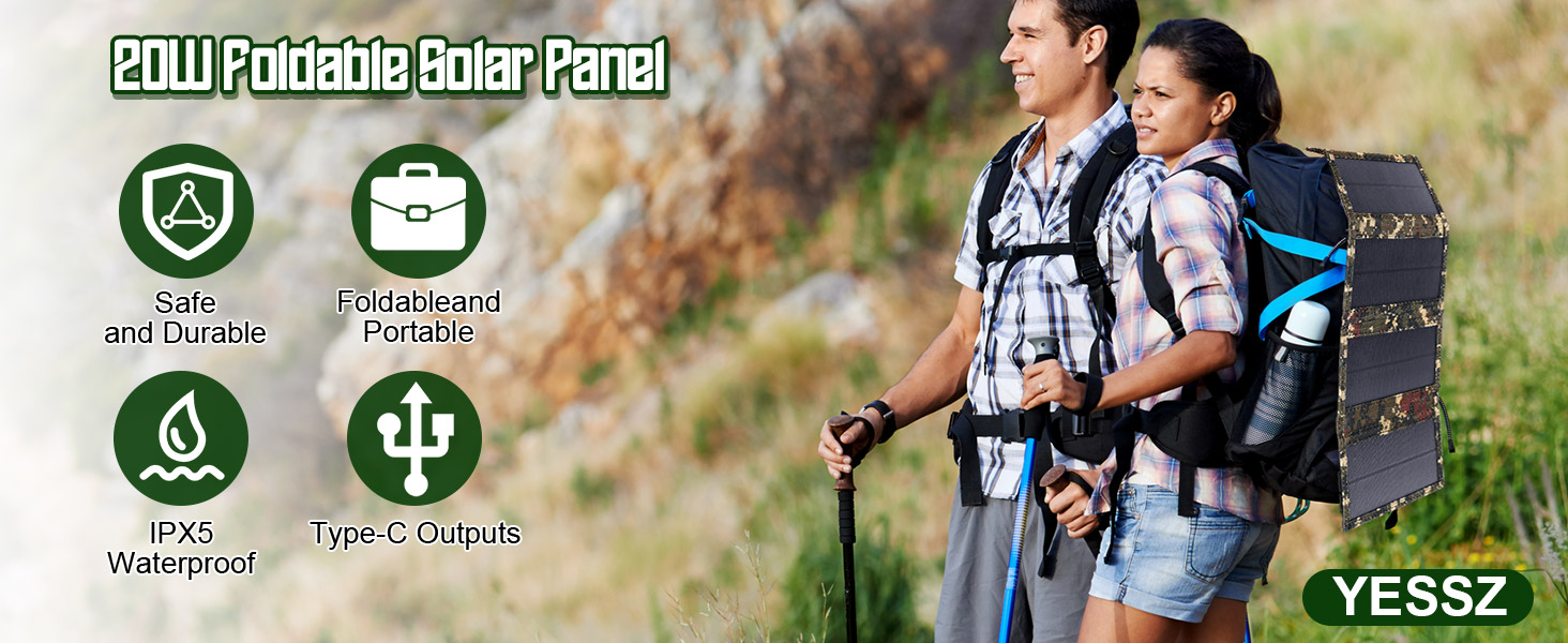 Portable Foldable Solar Charger