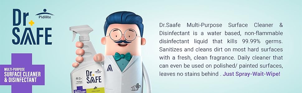 Dr Saafe Multipurpose Disinfectant Surface Cleaner