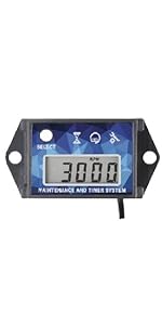 Amazon.com: Runleader Digital Hour Meter Tachometer for