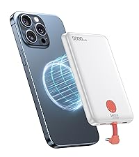 Amazon.com: Slim Magnetic Power Bank 5000mah, PD 20W Fast