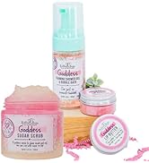 Bella & Bear Goddess MIdi Bath & Body Gift Set with Foaming Shower Gel & Bubble Bath, Body Scrub ...