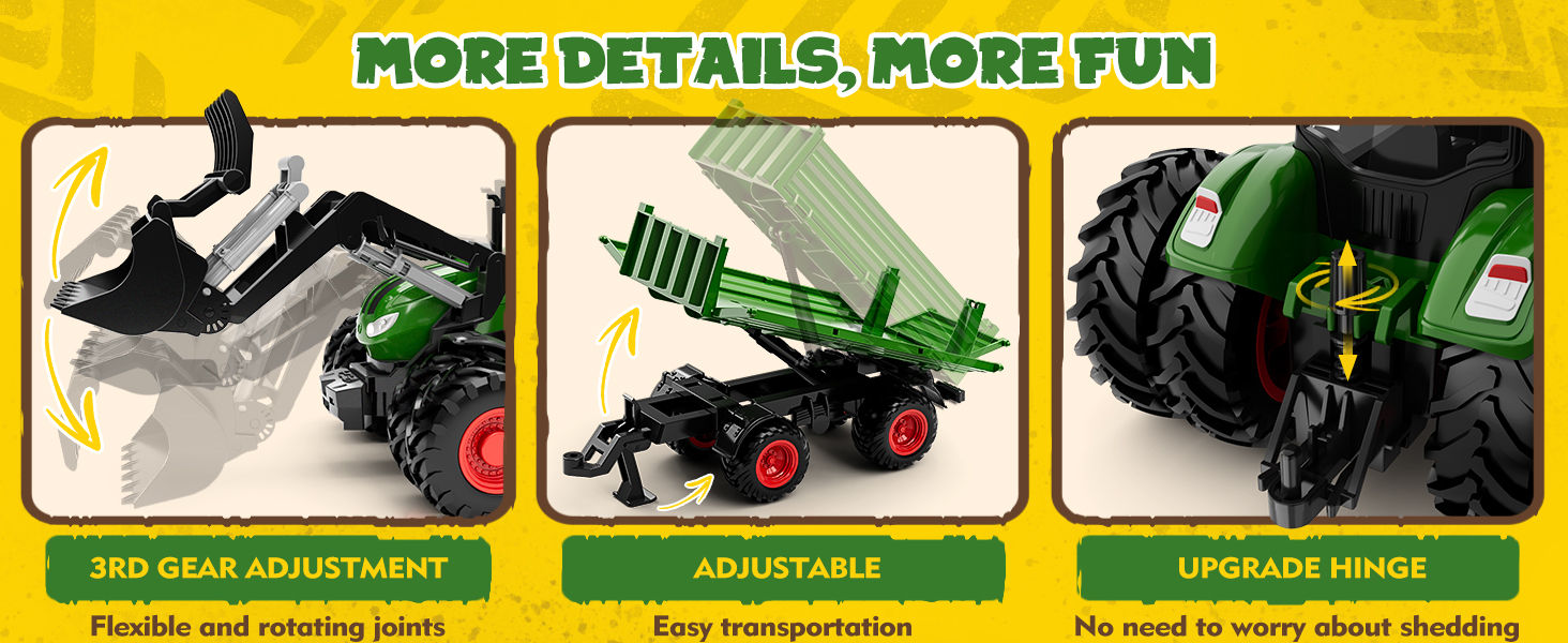 Remote Control Tractor Toy,