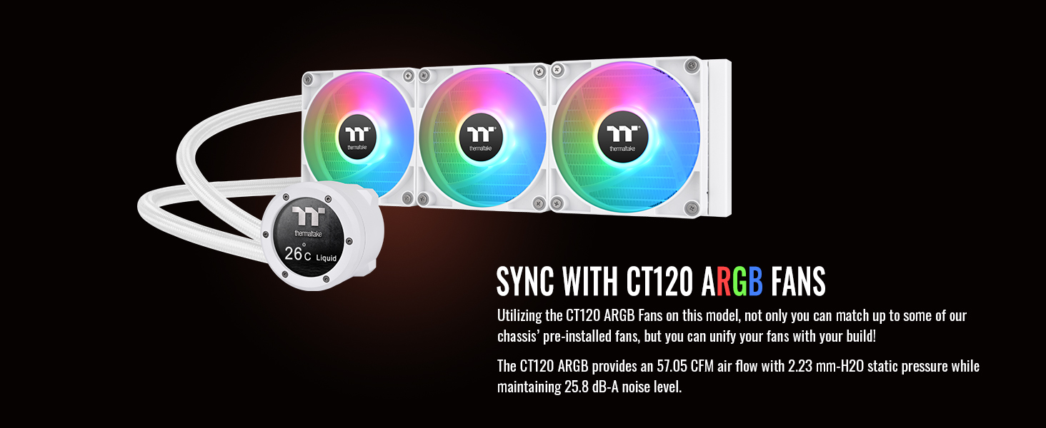 TH360 V2 Ultra ARGB Sync All-In-One Liquid Cooler - Snow Edition