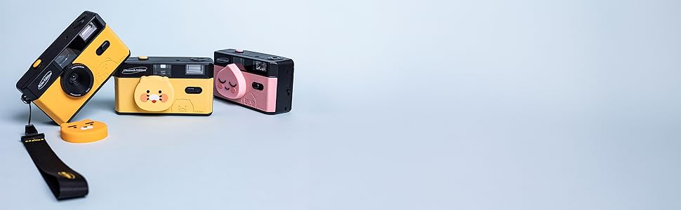 KAKAO FRIENDS フィルムカメラ Amazon | Corex カカオフレンズ 再利用可能 35mm フィルムカメラ
