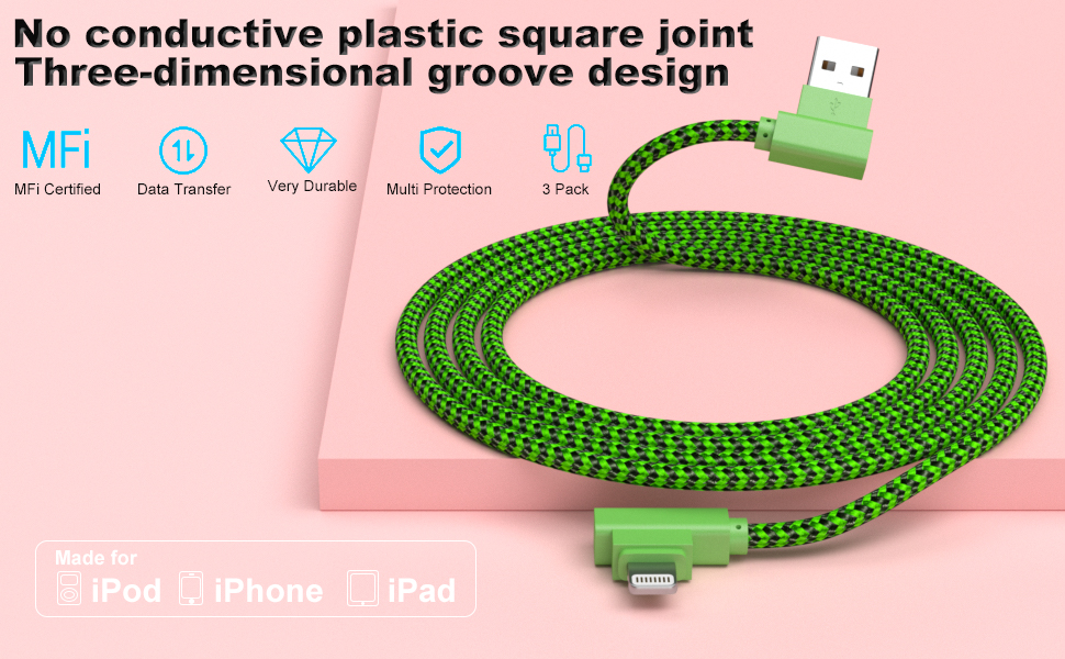 iPhone Charger 6ft Lightning Cable [Apple MFi Certified] 3