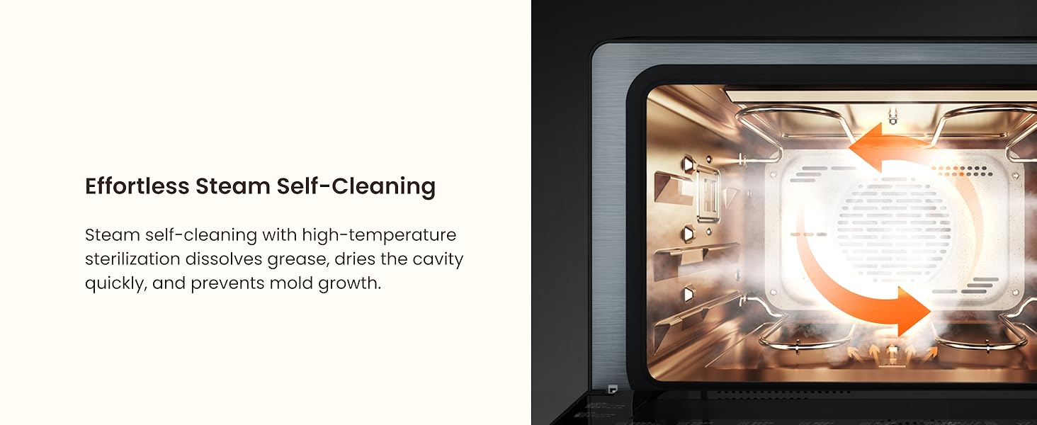 Effortless Steam Self-Cleaning