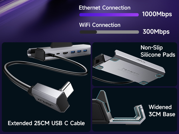 STEAM DECK OLED DOCK ROG ALLY X DOCK LEGION GO S DOCK MSI CLAW DOCKING STATION
