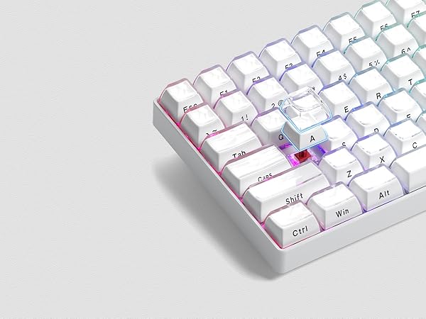 Amazon.co.jp: キーキャップ 113キー クリスタルクリアキー