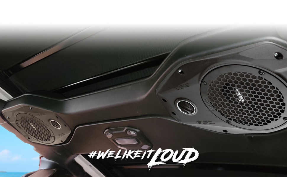 DS18 Speakers for Jeep JL/JLU Wrangler & Gladiator JT