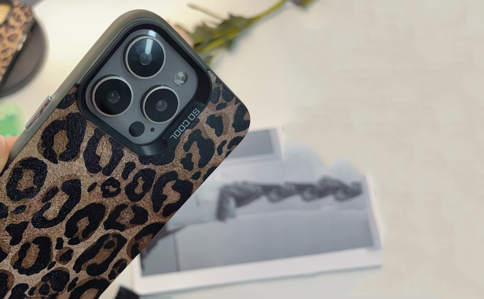 aaknhen Leopard Print Phone Case for iPhone 13 Pro Max