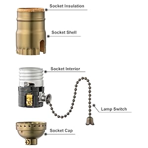Pull Chain Lamp Socket Replacement