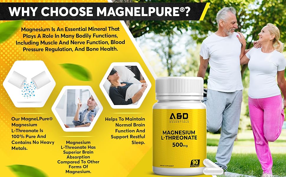 MagneLPure® Magnesium LThreonate Ultra absorbable Magnesium