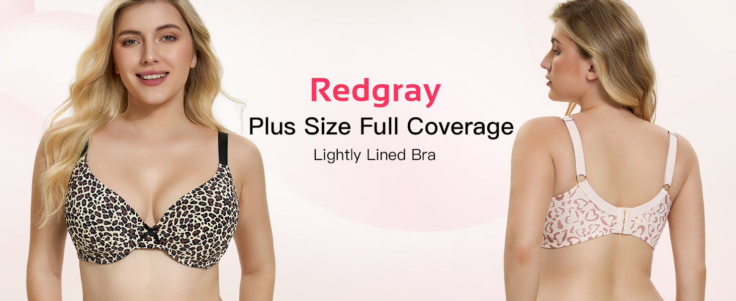 Plus size push up bra