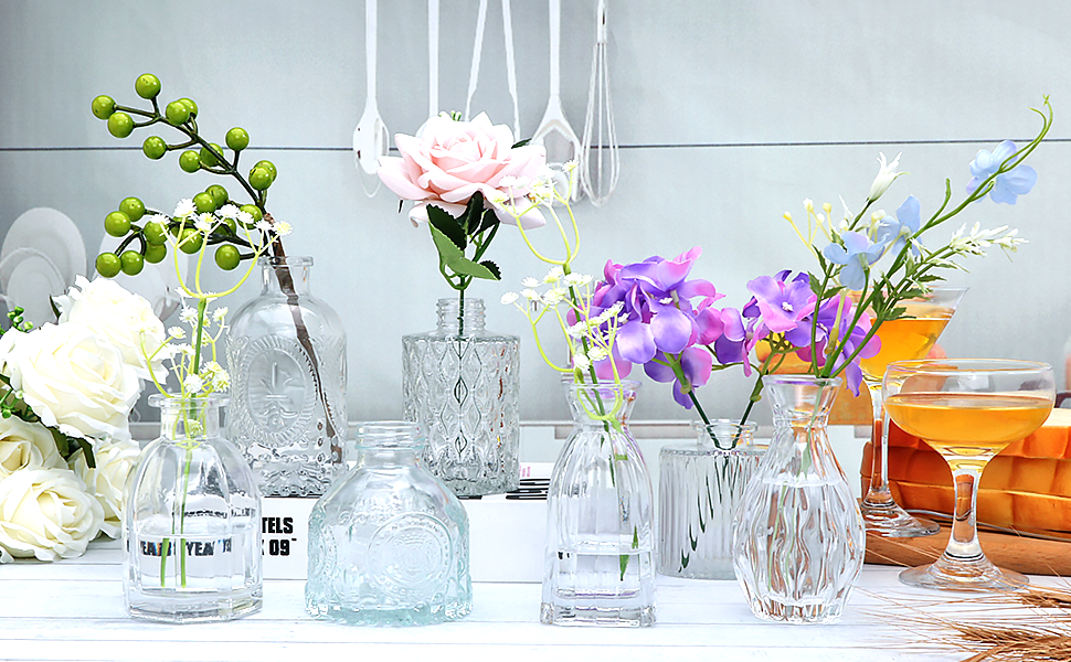 Glass Bud Vases Set of 32,Small Flower V... 11 Exquisite home furnishings