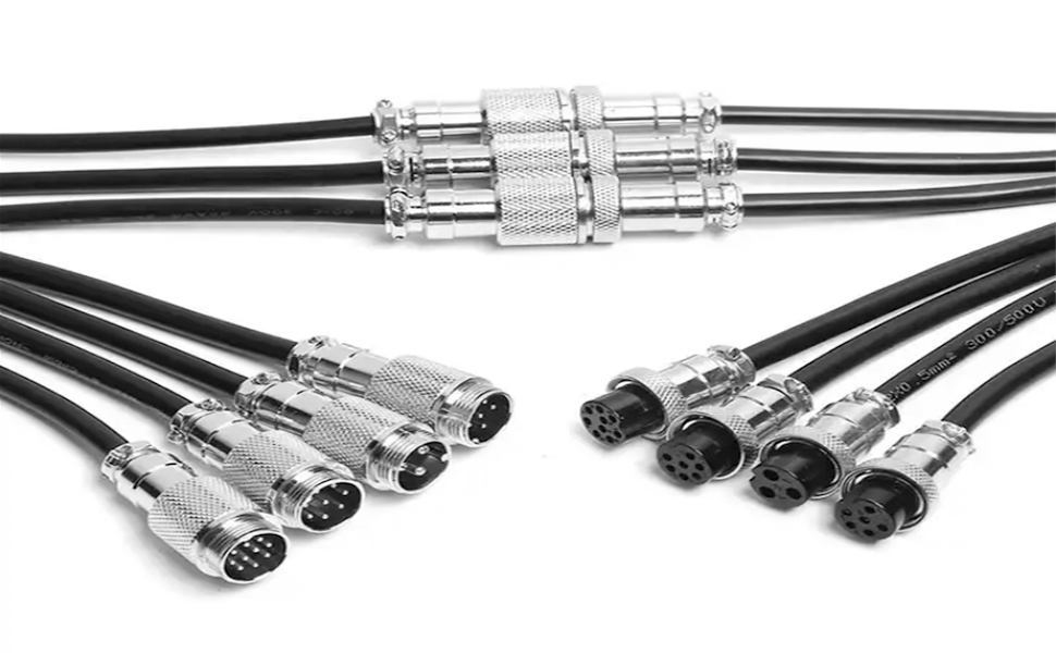 Amazon.com: Electrical GX12-4 Pin Cable Male to Female Head