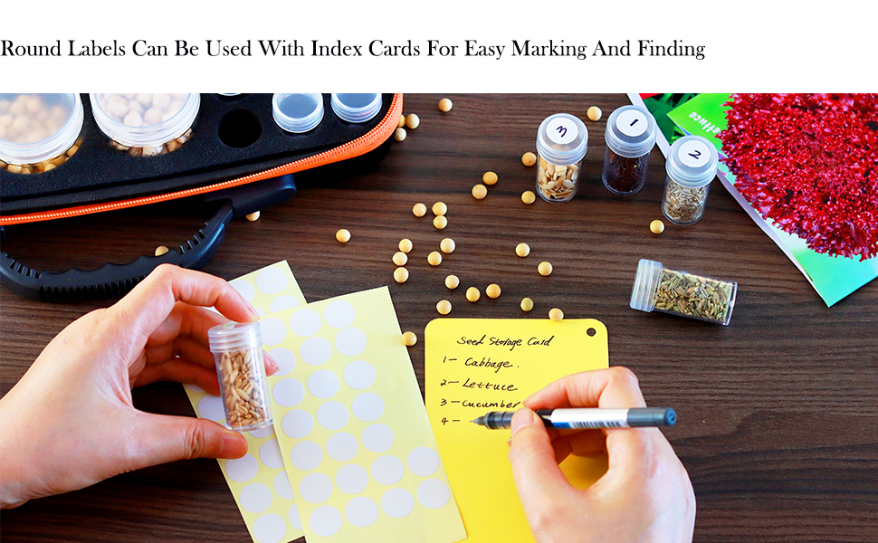 IEUSEW Seed Storage Organizer, Sturdy Seed Organizer