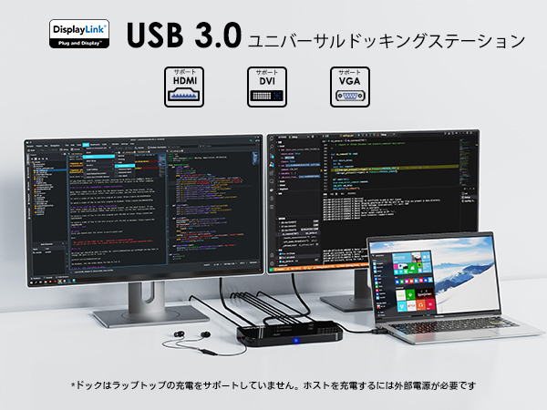 WAVLINK USB-Cドッキングステーション 11-in-1、最大3画面対応 Amazon | WAVLINK11-in-1 USB-Cドッキングステーション、3画面