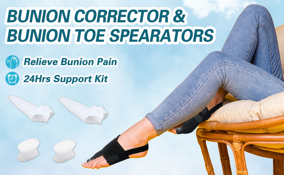 FunisFun Bunion Corrector & Toe Spearators